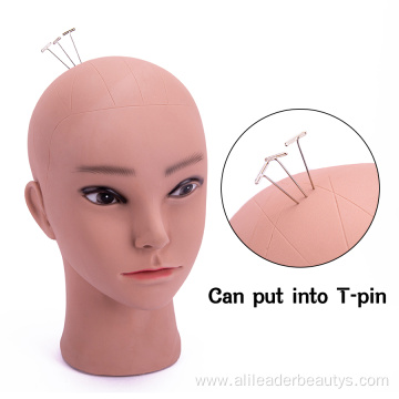 Makeup Practice Hair Doll Head For Wigs Display